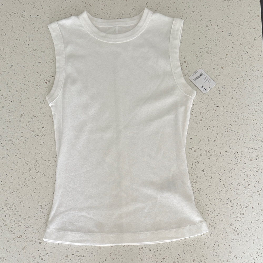 We The Free Ivory Muscle Tee